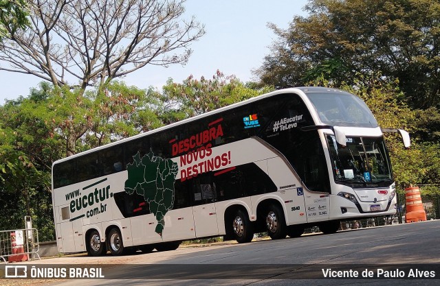 Eucatur - Empresa União Cascavel de Transportes e Turismo 5540 na cidade de São Paulo, São Paulo, Brasil, por Vicente de Paulo Alves. ID da foto: 9051601.