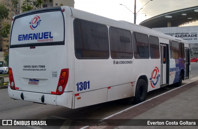 Emanuel Transportes 1301 na cidade de Cariacica, Espírito Santo, Brasil, por Everton Costa Goltara. Número da foto: #9050550.