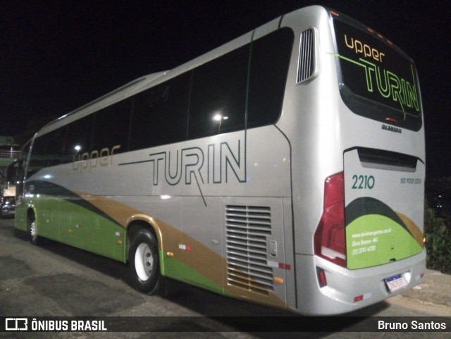 Turin Transportes 2210 na cidade de Belo Horizonte, Minas Gerais, Brasil, por Bruno Santos. Número da foto: #9050939.