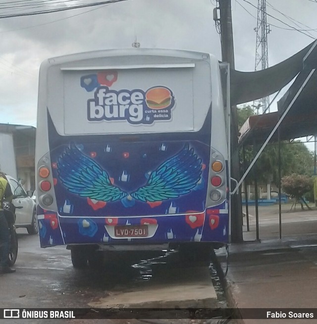 Ônibus Particulares 7501 na cidade de Benevides, Pará, Brasil, por Fabio Soares. ID da foto: 9049370.