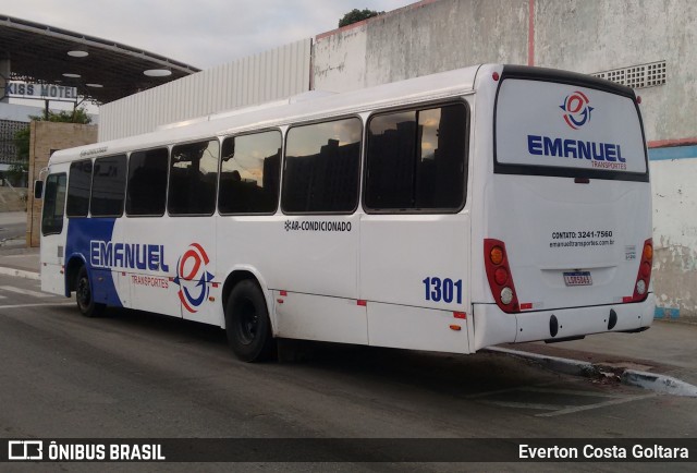 Emanuel Transportes 1301 na cidade de Cariacica, Espírito Santo, Brasil, por Everton Costa Goltara. Número da foto: #9050548.