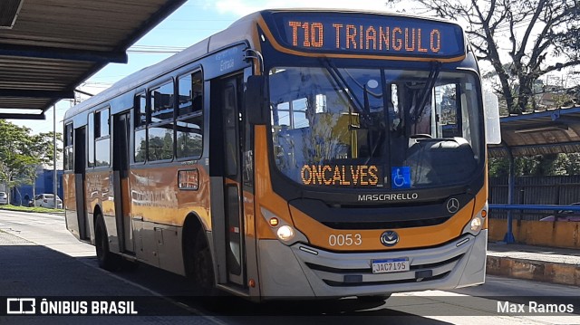 Companhia Carris Porto-Alegrense 0053 na cidade de Porto Alegre, Rio Grande do Sul, Brasil, por Max Ramos. Número da foto: #9051703.