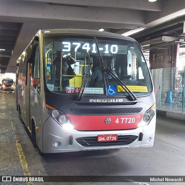Pêssego Transportes 4 7720 na cidade de São Paulo, São Paulo, Brasil, por Michel Nowacki. Número da foto: #9050356.