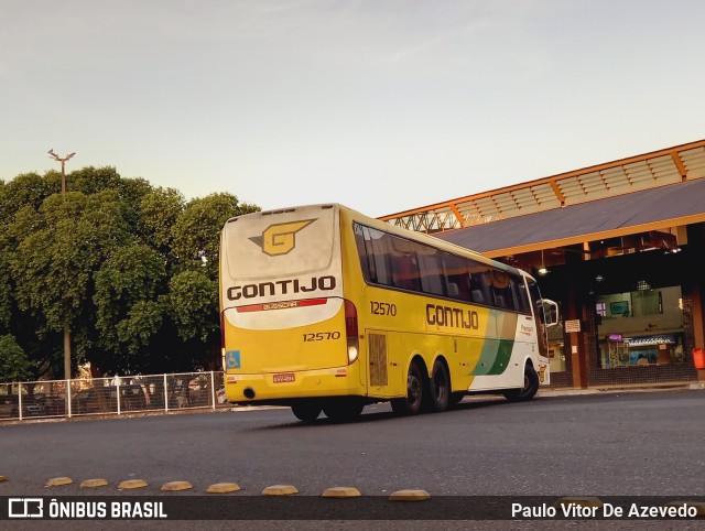 Empresa Gontijo de Transportes 12570 na cidade de Uberaba, Minas Gerais, Brasil, por Paulo Vitor De Azevedo. Número da foto: #9052899.