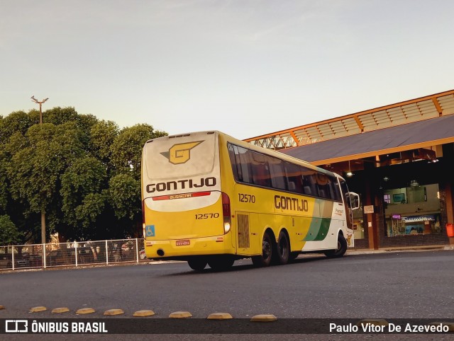 Empresa Gontijo de Transportes 12570 na cidade de Uberaba, Minas Gerais, Brasil, por Paulo Vitor De Azevedo. ID da foto: 9052899.