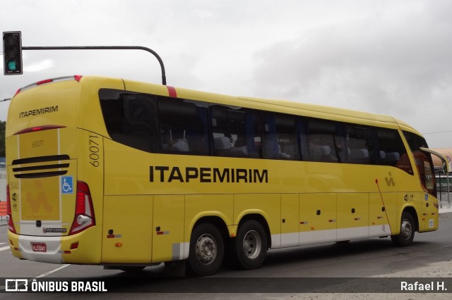 Viação Itapemirim 60071 na cidade de Rio de Janeiro, Rio de Janeiro, Brasil, por Rafael H.. Número da foto: #9054315.