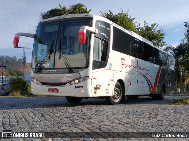 Paraibuna Transportes 20038 na cidade de Juiz de Fora, Minas Gerais, Brasil, por Luiz Carlos Rosa. Número da foto: #9053079.