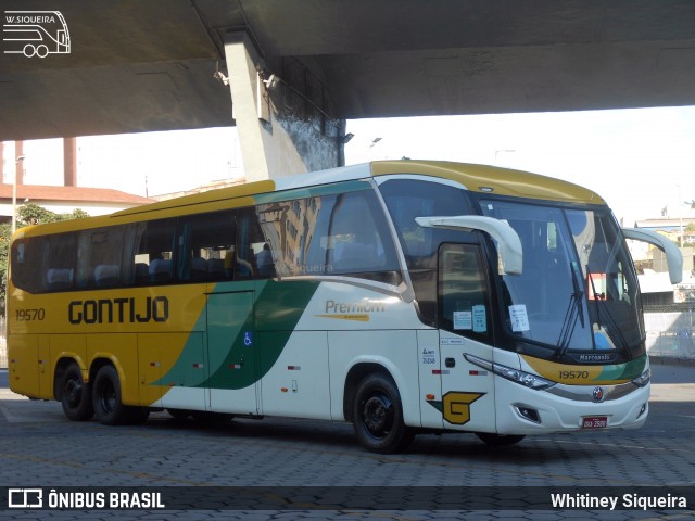 Empresa Gontijo de Transportes 19570 na cidade de Belo Horizonte, Minas Gerais, Brasil, por Whitiney Siqueira. ID da foto: 9053142.