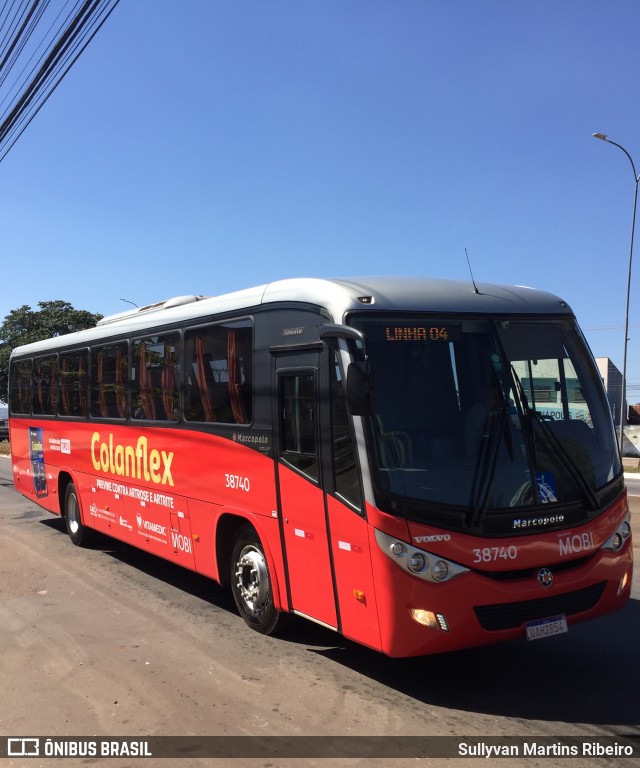 MOBI Transporte 38740 na cidade de Anápolis, Goiás, Brasil, por Sullyvan Martins Ribeiro. Número da foto: #9054822.