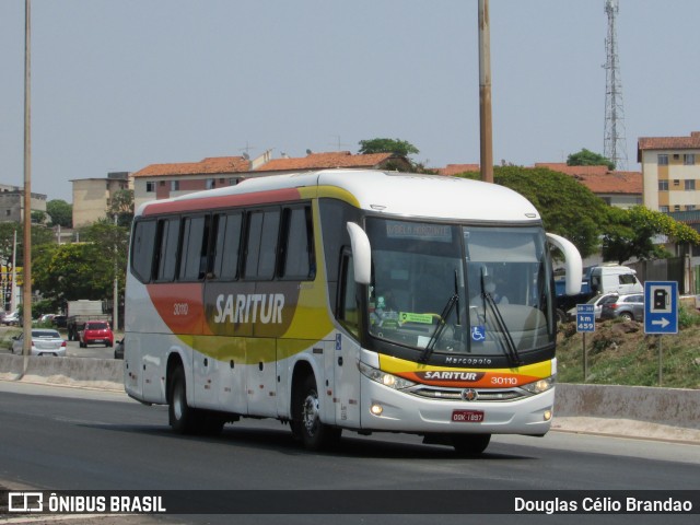 Saritur - Santa Rita Transporte Urbano e Rodoviário 30110 na cidade de Belo Horizonte, Minas Gerais, Brasil, por Douglas Célio Brandao. Número da foto: #9054018.