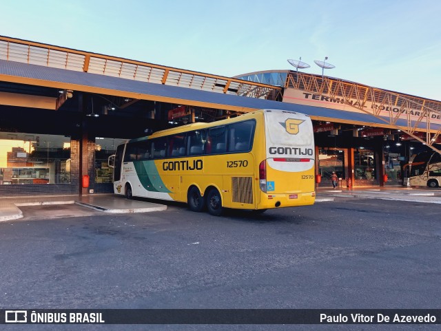 Empresa Gontijo de Transportes 12570 na cidade de Uberaba, Minas Gerais, Brasil, por Paulo Vitor De Azevedo. Número da foto: #9052897.