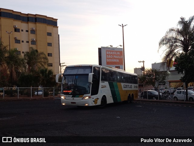 Empresa Gontijo de Transportes 12450 na cidade de Uberaba, Minas Gerais, Brasil, por Paulo Vitor De Azevedo. ID da foto: 9052904.