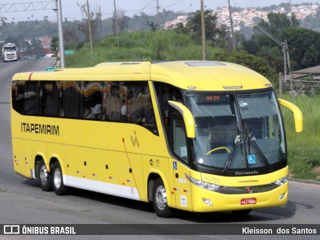 Viação Itapemirim 60785 na cidade de Sabará, Minas Gerais, Brasil, por Kleisson  dos Santos. Número da foto: #9055214.