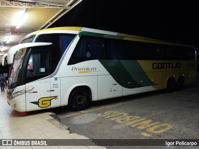 Empresa Gontijo de Transportes 19315 na cidade de Passos, Minas Gerais, Brasil, por Igor Policarpo. Número da foto: #9055213.