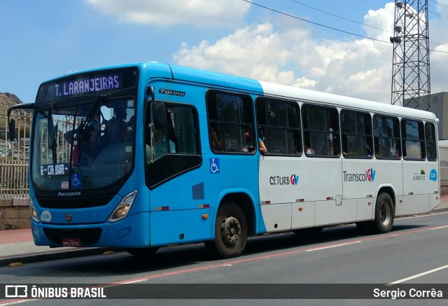 Santa Zita Transportes Coletivos 21196 na cidade de Vitória, Espírito Santo, Brasil, por Sergio Corrêa. Número da foto: #9054397.