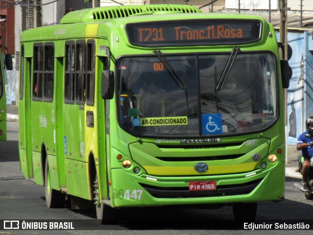 Transcol Transportes Coletivos 04447 na cidade de Teresina, Piauí, Brasil, por Edjunior Sebastião. ID da foto: 9054271.