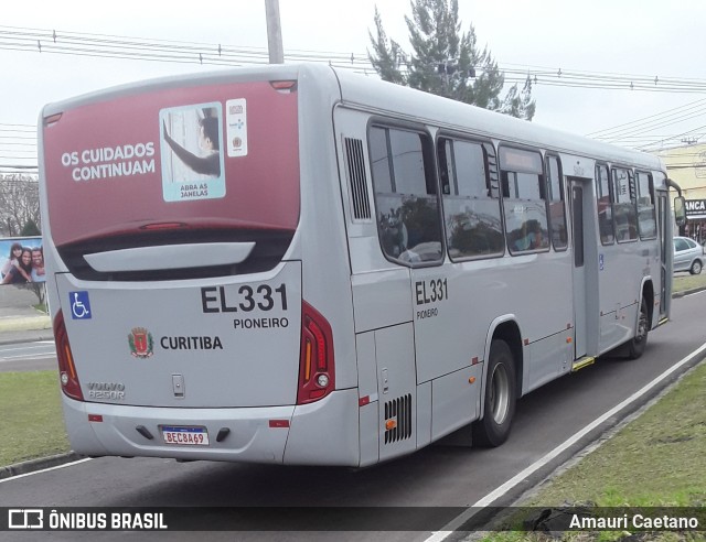 Auto Viação São José dos Pinhais EL331 na cidade de Curitiba, Paraná, Brasil, por Amauri Caetano. Número da foto: #9057639.