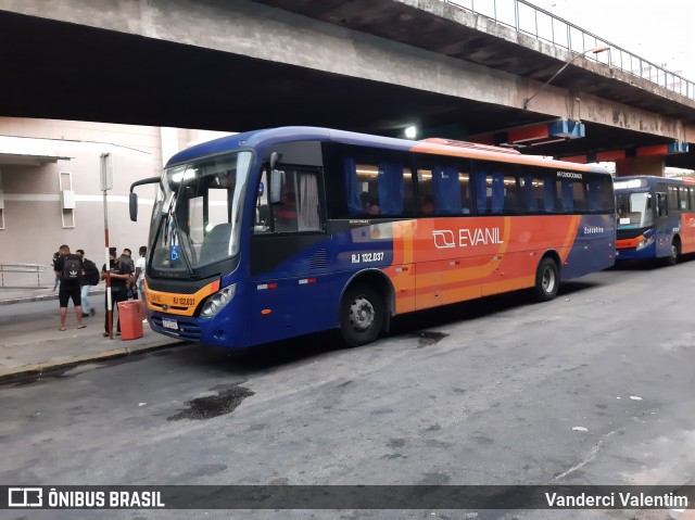 Evanil Transportes e Turismo RJ 132.037 na cidade de Rio de Janeiro, Rio de Janeiro, Brasil, por Vanderci Valentim. Número da foto: #9058493.