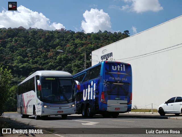 Paraibuna Transportes 22004 na cidade de Juiz de Fora, Minas Gerais, Brasil, por Luiz Carlos Rosa. ID da foto: 9059236.