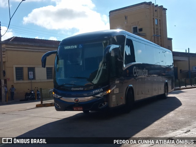 Viação Cometa 719513 na cidade de São José do Rio Preto, São Paulo, Brasil, por PEDRO DA CUNHA ATIBAIA ÔNIBUS. ID da foto: 9061844.