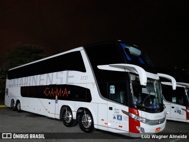 Auto Viação Catarinense 3721 na cidade de Porto Alegre, Rio Grande do Sul, Brasil, por Luiz Wagner Almeida. Número da foto: #9060618.