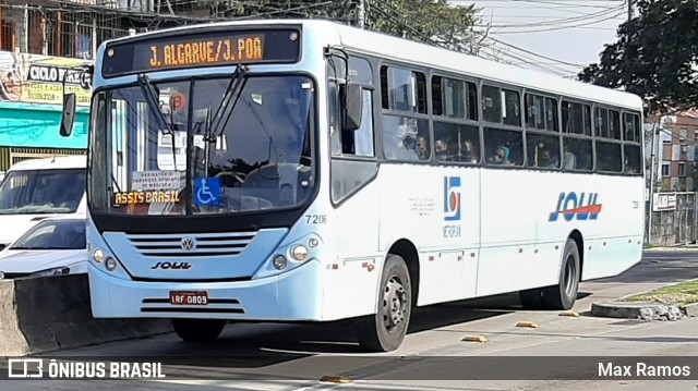 SOUL - Sociedade de Ônibus União Ltda. 7206 na cidade de Porto Alegre, Rio Grande do Sul, Brasil, por Max Ramos. Número da foto: #9060482.