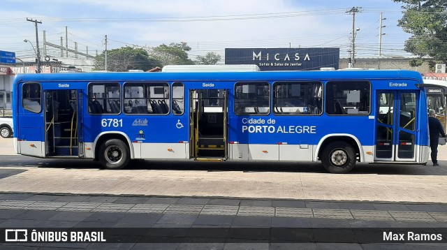 SOPAL - Sociedade de Ônibus Porto-Alegrense Ltda. 6781 na cidade de Porto Alegre, Rio Grande do Sul, Brasil, por Max Ramos. Número da foto: #9061818.