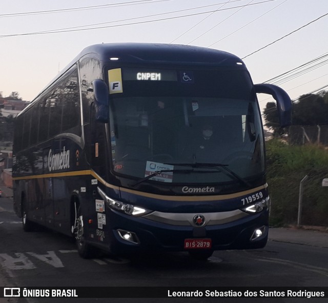 Viação Cometa 719559 na cidade de Campinas, São Paulo, Brasil, por Leonardo Sebastiao dos Santos Rodrigues. Número da foto: #9061001.