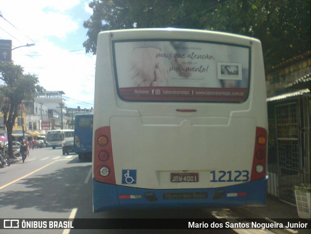 Concessionária Salvador Norte - CSN Transportes 12123 na cidade de Salvador, Bahia, Brasil, por Mario dos Santos Nogueira Junior. ID da foto: 9060975.