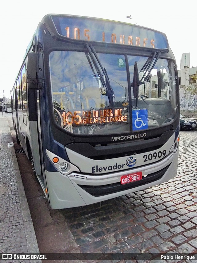 Viação Globo 20909 na cidade de Belo Horizonte, Minas Gerais, Brasil, por Pablo Henrique. Número da foto: #9059998.