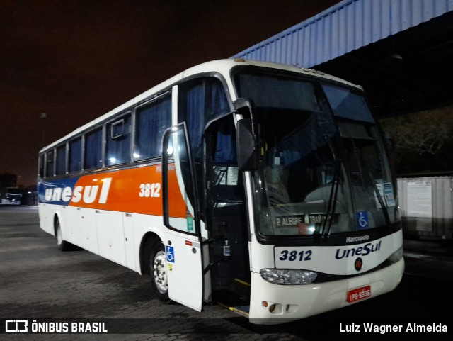 Unesul de Transportes 3812 na cidade de Porto Alegre, Rio Grande do Sul, Brasil, por Luiz Wagner Almeida. ID da foto: 9060641.