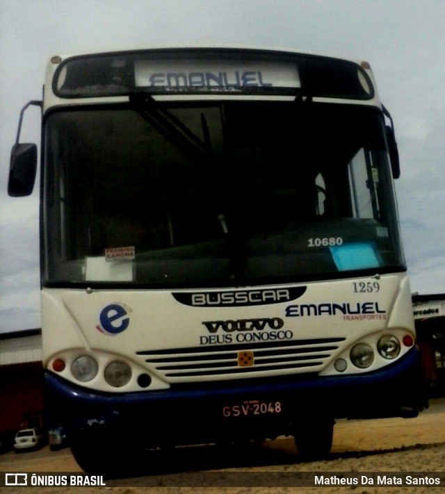 Emanuel Transportes 1259 na cidade de Serra, Espírito Santo, Brasil, por Matheus Da Mata Santos. Número da foto: #9061366.