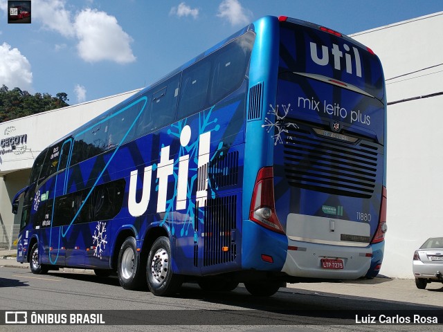 UTIL - União Transporte Interestadual de Luxo 11880 na cidade de Juiz de Fora, Minas Gerais, Brasil, por Luiz Carlos Rosa. ID da foto: 9059239.