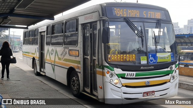 Sudeste Transportes Coletivos 3103 na cidade de Porto Alegre, Rio Grande do Sul, Brasil, por Max Ramos. ID da foto: 9060434.