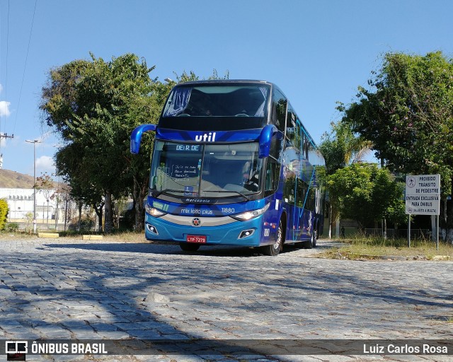 UTIL - União Transporte Interestadual de Luxo 11880 na cidade de Juiz de Fora, Minas Gerais, Brasil, por Luiz Carlos Rosa. Número da foto: #9059233.