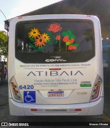 Viação Atibaia São Paulo 6420 na cidade de Atibaia, São Paulo, Brasil, por Marcos Oliveira. Número da foto: #:id.