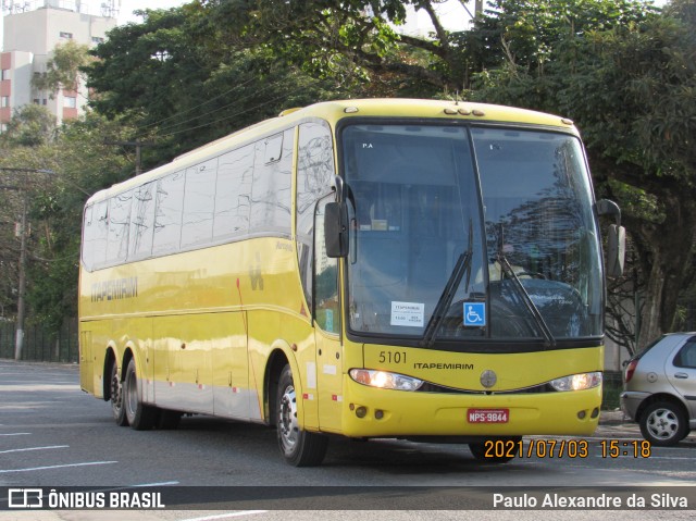 Viação Itapemirim 5101 na cidade de São José dos Campos, São Paulo, Brasil, por Paulo Alexandre da Silva. Número da foto: #9064826.