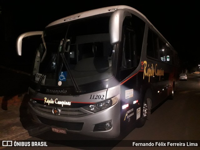 Rápido Campinas 11202 na cidade de Hortolândia, São Paulo, Brasil, por Fernando Félix Ferreira Lima. Número da foto: #9062530.