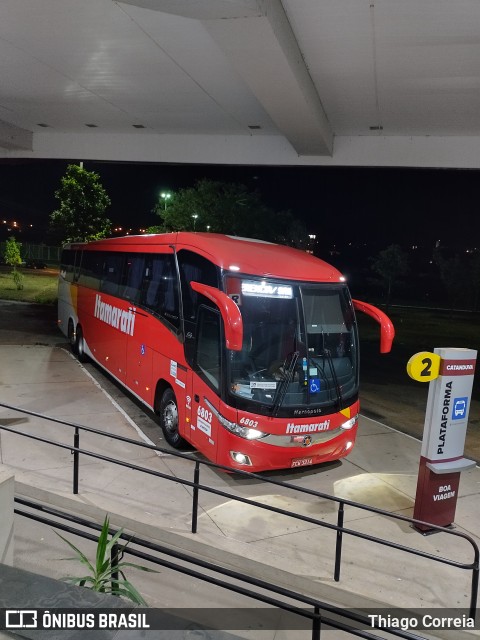Expresso Itamarati 6803 na cidade de Catanduva, São Paulo, Brasil, por Thiago Correia. Número da foto: #9062656.