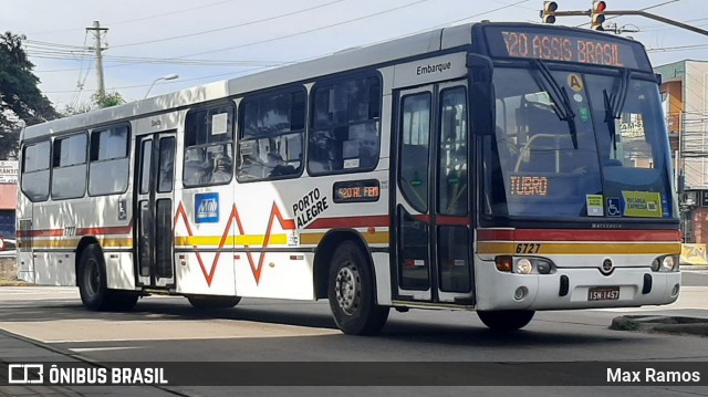 SOPAL - Sociedade de Ônibus Porto-Alegrense Ltda. 6727 na cidade de Porto Alegre, Rio Grande do Sul, Brasil, por Max Ramos. Número da foto: #9063166.
