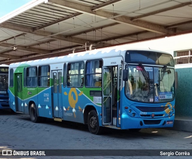 Nova Transporte 22153 na cidade de Vila Velha, Espírito Santo, Brasil, por Sergio Corrêa. Número da foto: #9062346.