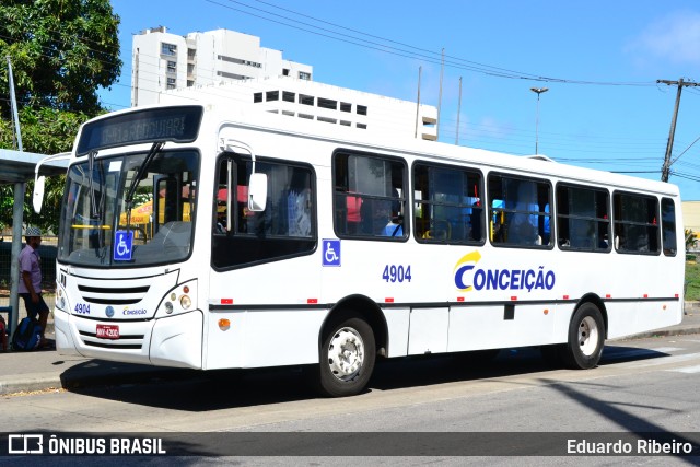 Empresa de Transportes Nossa Senhora da Conceição 4904 na cidade de Natal, Rio Grande do Norte, Brasil, por Eduardo Ribeiro. ID da foto: 9063018.