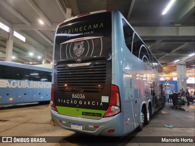 Viação Garcia 86036 na cidade de Rio de Janeiro, Rio de Janeiro, Brasil, por Marcelo Horta. Número da foto: #9064943.