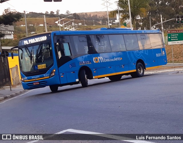 JTP Transportes - COM Embu das Artes 01.011 na cidade de Embu das Artes, São Paulo, Brasil, por Luis Fernando Santos. ID da foto: 9062287.