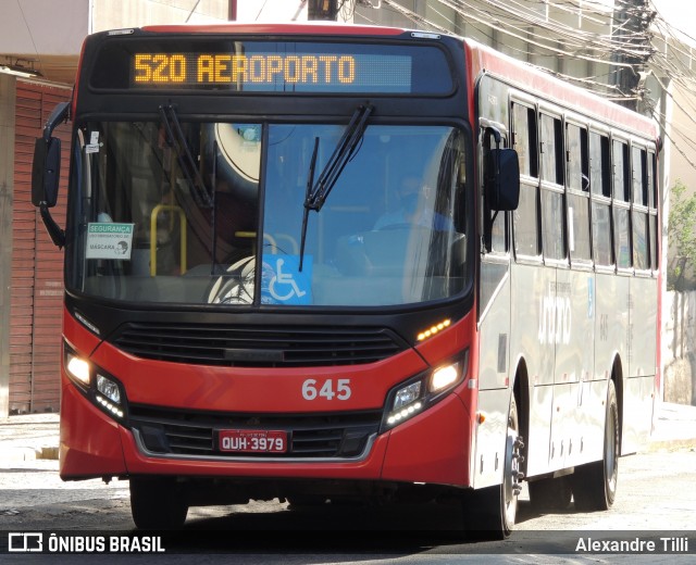 TUSMIL - Transporte Urbano São Miguel 645 na cidade de Juiz de Fora, Minas Gerais, Brasil, por Alexandre Tilli. Número da foto: #9064560.