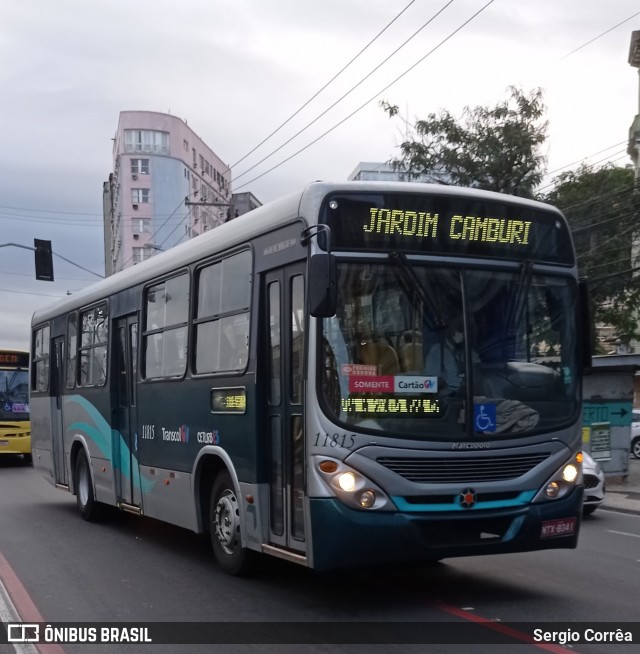 Metropolitana Transportes e Serviços 11815 na cidade de Vitória, Espírito Santo, Brasil, por Sergio Corrêa. ID da foto: 9062338.