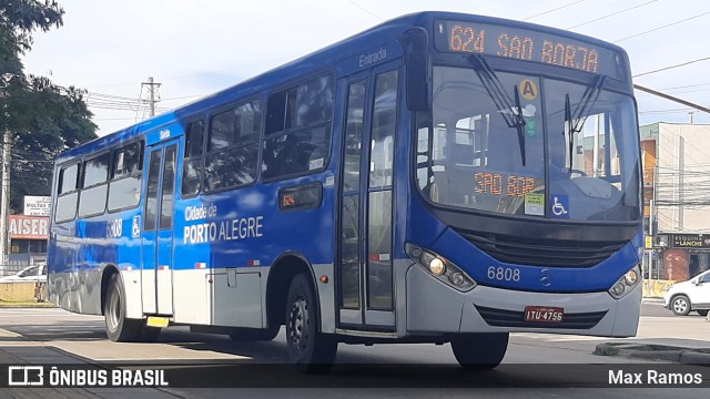 SOPAL - Sociedade de Ônibus Porto-Alegrense Ltda. 6808 na cidade de Porto Alegre, Rio Grande do Sul, Brasil, por Max Ramos. ID da foto: 9063146.