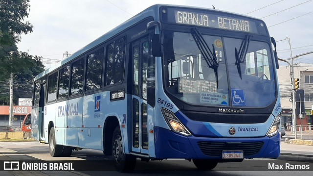 Transcal Sul Transportes Coletivos 24195 na cidade de Porto Alegre, Rio Grande do Sul, Brasil, por Max Ramos. Número da foto: #9064417.
