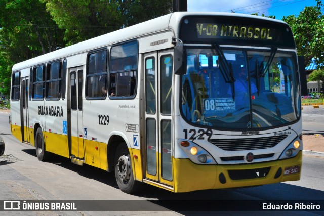 Transportes Guanabara 1229 na cidade de Natal, Rio Grande do Norte, Brasil, por Eduardo Ribeiro. ID da foto: 9062994.