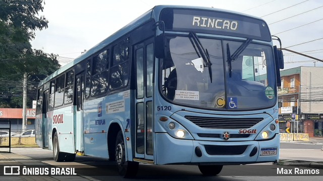 SOGIL - Sociedade de Ônibus Gigante Ltda. 5120 na cidade de Porto Alegre, Rio Grande do Sul, Brasil, por Max Ramos. Número da foto: #9064436.